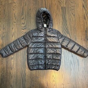 IKali Kids Black Puffer Jacket 7/8
